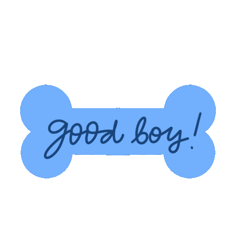 Barking Good Boy Sticker by Demic
