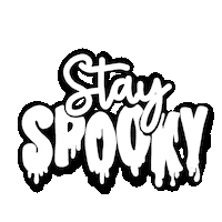 Halloween Stay Spooky Sticker by Digital Pratik