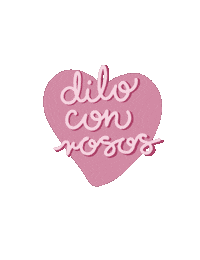 rosesland love heart pink flower Sticker