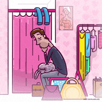 WeltenwandlerDesignagenturGmbH shopping tired sleep sleepy GIF