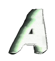 Glitch Alphabet Sticker by #BASILIO