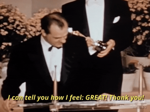 i feel great karl malden GIF by The Academy Awards