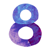 carter_higgins playful 8 eight carterhiggins Sticker