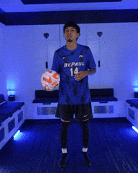 Mens Soccer GIF by DePaul Athletics