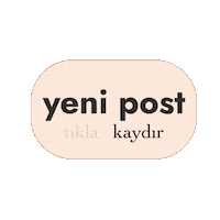 Post Kaydır Sticker by behamin home
