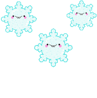 Christmas Snowflakes Sticker