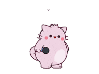 Cat Love Sticker by Pembe