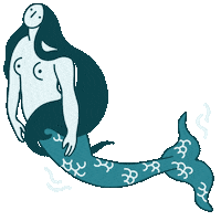 Sea Mermaid Sticker