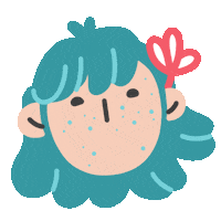 Flower Head Sticker by AvalonLewis