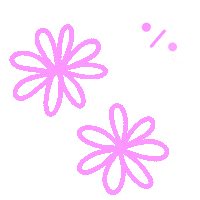 Pink Flower Sticker