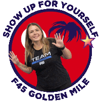 Showup Sticker by F45 Golden Mile