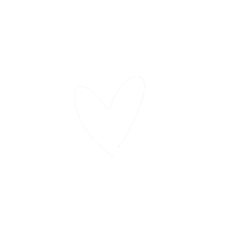 yarichcr heart whitecr corablanco Sticker