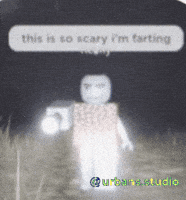 Scared Reaction Image GIF