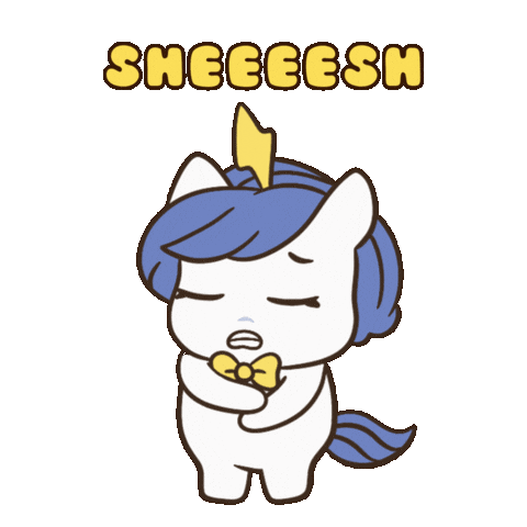 Cant Believe It No Way Sticker by Brave Unicorn