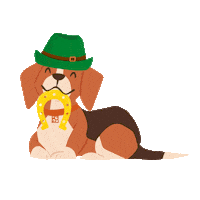St Patricks Day Puppy Sticker by Petland Florida