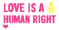 Human Rights Queer Sticker by Amnesty UK