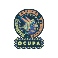ocupamx ocupa ocupamx ocupa cachanilla Sticker