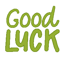 Good Luck Sticker