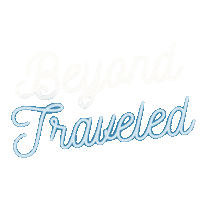 beyondtraveled beyondtraveled beyond traveled Sticker