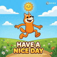 Have A Nice Day Clouds GIF by BONK