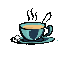 Art Tea Sticker by creativefolkyoke