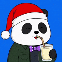 Christmas Drinking GIF by Pandu Pandas