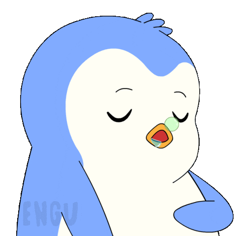 Tired Good Night Sticker by Pudgy Penguins