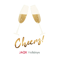 Cheers Wine Sticker by LuxuryVillaNorthGoa