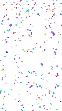 Happy Birthday Rainbow Sticker