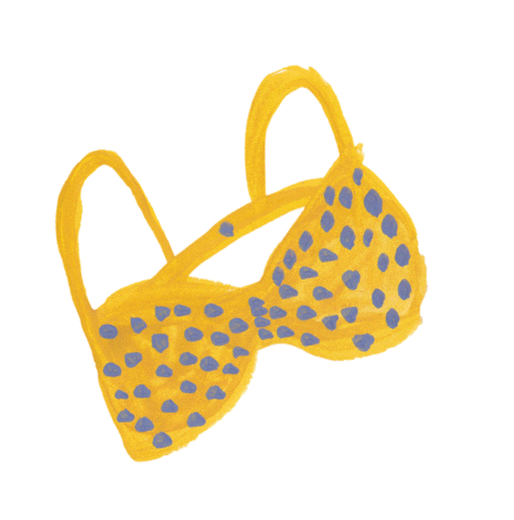 Klyfta giphyupload bikini clothes dots Sticker