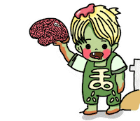 Angry Trick Or Treat Sticker