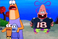 Patrick Meme Bears Fan GIF