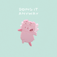 Skipping Flying Pig GIF by PositivelyPigasus
