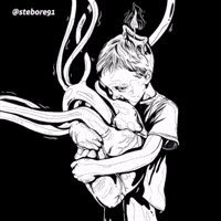 Burning Love Hug GIF