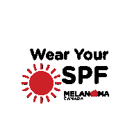 Sunscreen Spf Sticker by Melanoma Canada