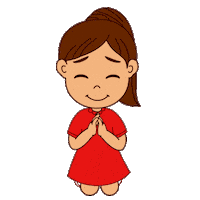 Gratidao Praying Sticker by Os Oliveirinhas