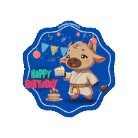 Celebrate Happy Birthday Sticker by Masterfurdinand