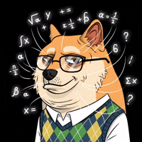 Calculating Shiba Inu GIF by Doge Pound