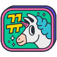 Unicorn Sticker by YANGJIN