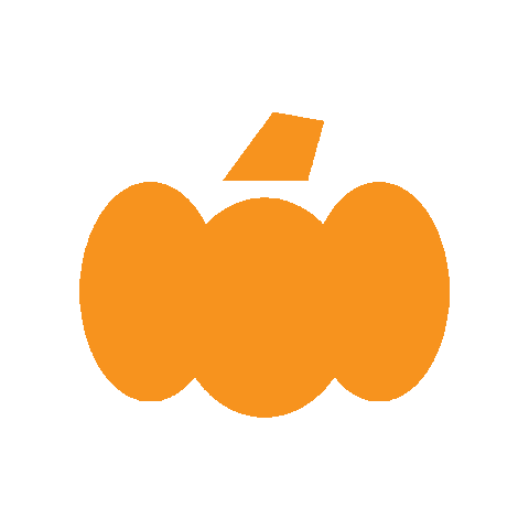 Halloween Pumpkin Sticker by Tate + Zoey