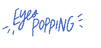 Eyes Popping Sticker by Lisa Aihara