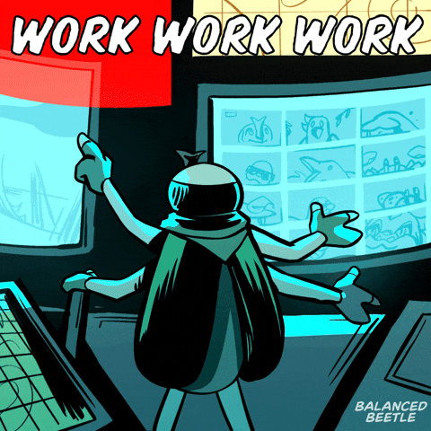 Work Working GIF by VeeFriends