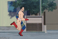 Kick Running GIF