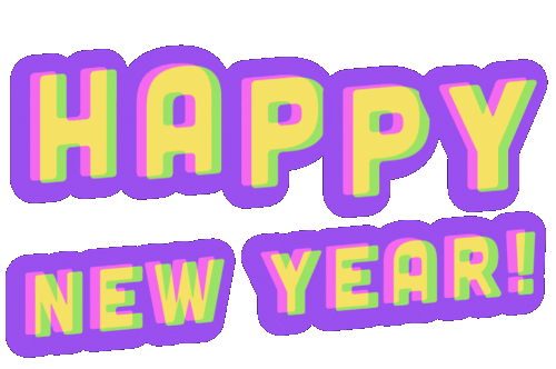 Happy New Year Sticker by Lily Xiao Haselton