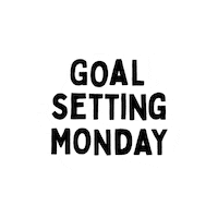 Goal Monday Sticker by Tracey Hoyng