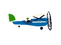 Plane Flying Sticker by Corkcicle