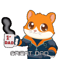 Fathers Day Dad Sticker by Hamieverse