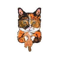 Ice Cream Cat Sticker