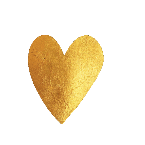 Heart Gold Sticker by ROSEGOLD Paris