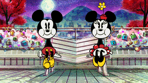 Happy I Love You GIF by Mickey Mouse